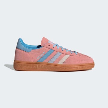 Adidas 愛迪達 Handball Spezial W [IG1974] 女 休閒鞋 德訓鞋 復古鞋 麂皮 粉 淺藍