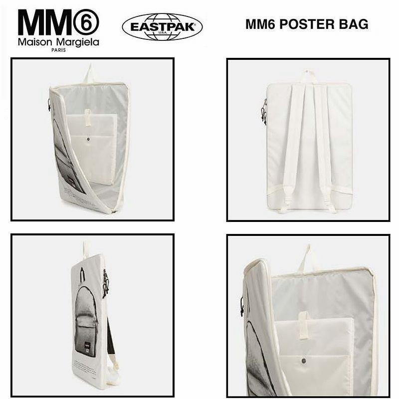 MM6 メゾンマルジェラ EASTPAK ポスターバッグ　トロン・プルイユ限定JUSTFINE