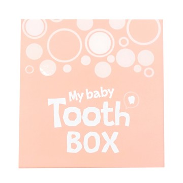 Mellow 我的寶寶乳牙紀念盒  印度粉紅色  120 x 120 x 23 mm