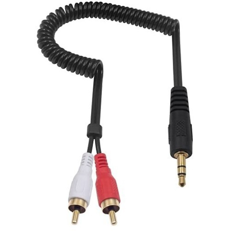 大量入荷 RCA 3.5mm 変換 ケーブル 2本 0.2m オーディオケーブル 3.5mmステレオミニプラグメス 2RCA ピンプラグオス  分岐ケーブ? pariser-flair.de