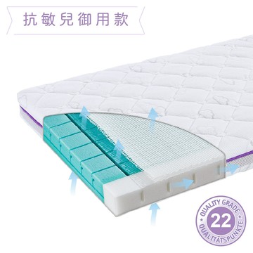 奧地利 Träumeland璀夢地｜春息嬰兒床墊 - 70x140x11 cm