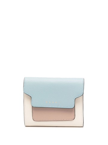Marni - colour-block leather purse - women - Calf Leather (top grain) - One Size - Neutrals