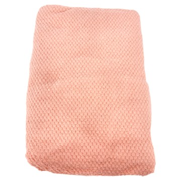 珊瑚絨浴裙  高级珊瑚絨  粉色  時尚V領  貼心口袋  1個