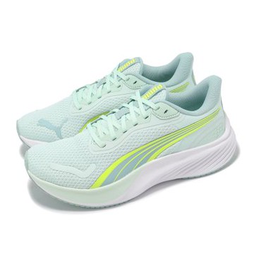 Puma 慢跑鞋 Pounce Lite 男鞋 女鞋 綠 白 輕量 運動鞋 31077815
