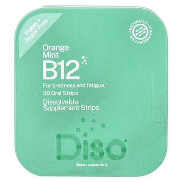 Diso, B12，橙子薄荷味，30 片口腔膜劑