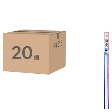 旭光 LED T5 2尺一體成型支架燈 10W 6500K  自然光  20個