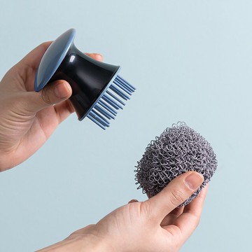 不粘鍋專用鍋刷不傷鍋 廚房清潔工具 洗鍋神器 臺面灶臺去污刷子