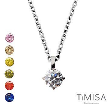 TiMISA《永恆之心》純鈦項鍊(E)