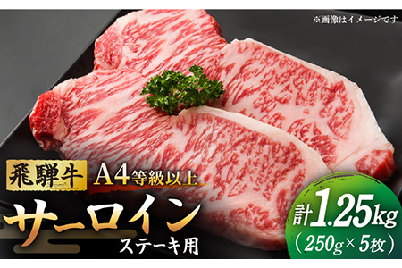 12 21お申込みまで　A4等級以上 サーロイン ステーキ用 5枚（1.25kg） 和牛 ブランド牛 国産  [TAZ002]