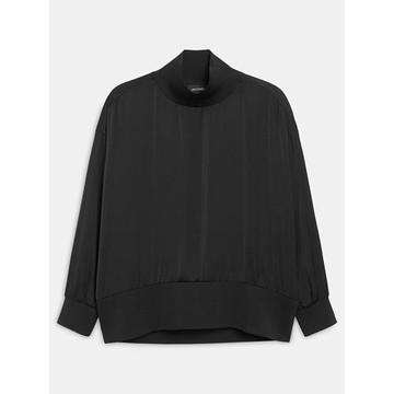 9.19晚8點【MK】秋裝 休閑舒適純色簡約百搭高領長袖打底衫上衣女