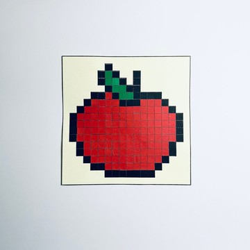 【蘋果】拼貼畫材料包