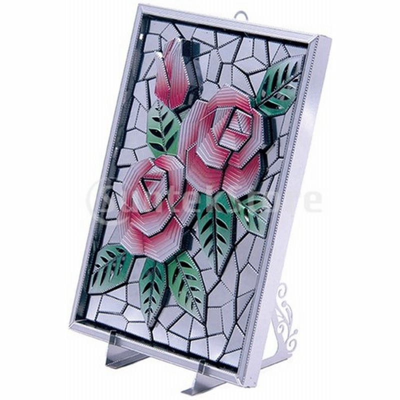 Perfeclan 金属製 バラの絵模型 3d立体パズル 彫刻モデル 3d パズル 手芸品 コレクション おもちゃ 飾り物 装飾 通販 Lineポイント最大0 5 Get Lineショッピング