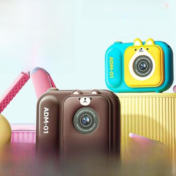 兒童相機玩具可拍照不可打印數碼男女孩寶小型彩色拍立得生日禮物