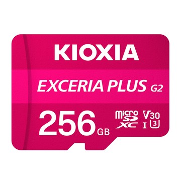 KIOXIA EXCERIA PLUS G2 microSD 256GB 記憶卡(LMPL2M256GG2)