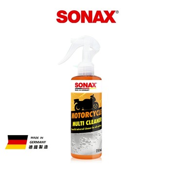 SONAX 機車強效清潔劑 250ml 萬用清潔 溫和性質 機車內外裝適用 機車清潔 洗車預洗藥水 德國進口