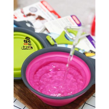 DEXAS折疊碗水杯寵物碗狗碗飲水戶外旅行外出行喝水便攜食盆水碗