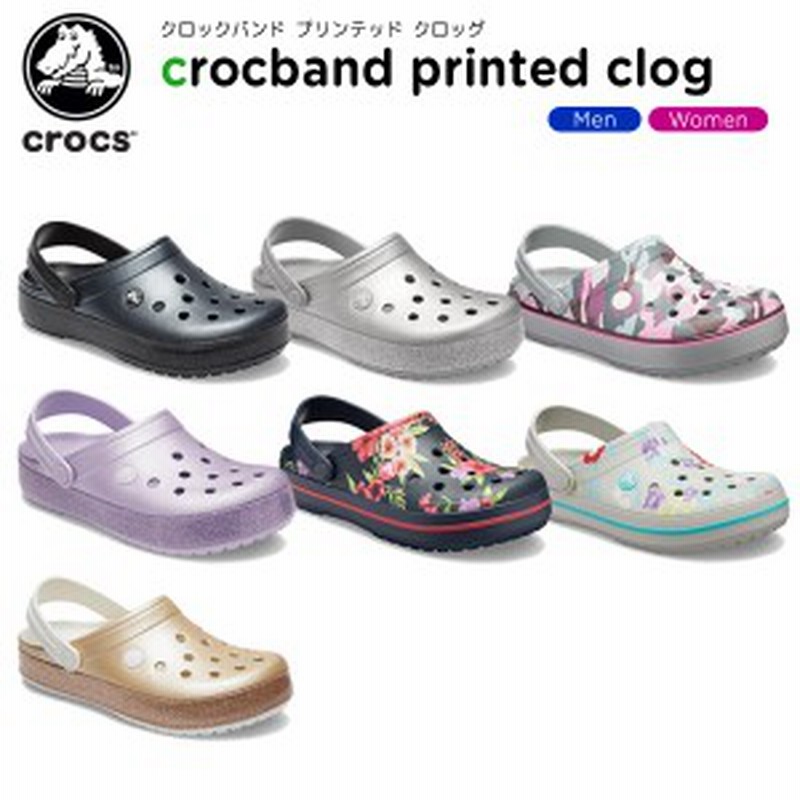 クロックス Crocs クロックバンド プリンテッド クロッグ Crocband Printed Clog メンズ レディース サンダル シューズ C B 通販 Lineポイント最大1 0 Get Lineショッピング