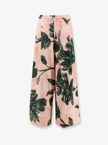 Cotton trouser with floral print - DRIES VAN NOTEN - gender_Woman