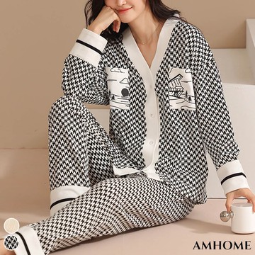 【Amhome】日系宮廷風ins純棉家居服2件式套裝# 111463(現貨+預購)