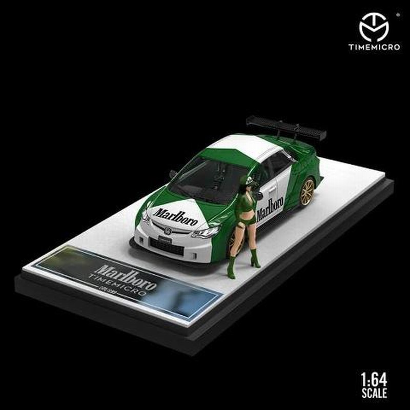 新品 TM TimeMicro 1/64 ホンダ シビック Honda Civic Green