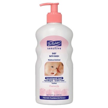 Dr.Fischer 費雪博士 敏感寶貝沐浴乳 500ml 溫和不刺激眼睛 舒適清潔寶寶的細嫩肌膚 適用於嬰兒孩童  1瓶