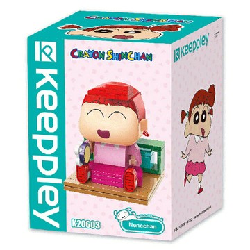 【震撼精品百貨】蠟筆小新_Crayon Shin-chan~Qman啟蒙積木 蠟筆小新公仔 妮妮*46724