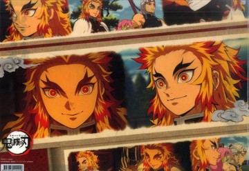 煉獄杏壽郎午餐墊盒鬼滅之刃角色畫卷咖啡in ufotable Cafe第五期