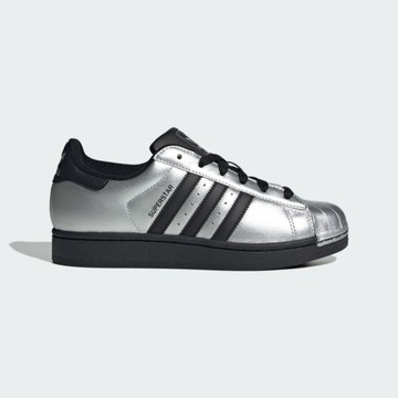 Adidas 愛迪達 Superstar II W [IH1599] 女 運動休閒鞋 舒適 銀 黑