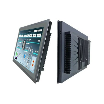 工控觸摸顯示器嵌入智聯控電容12/15/17寸桌面壁掛工業電腦液晶屏【宜家良品百貨】