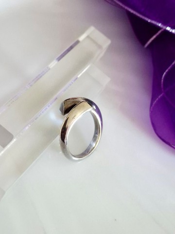 vintage jewelry  925銀 流線交錯  戒指