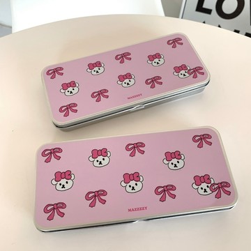 🇰🇷 韓國KKOBA 現貨 MAZZZZY 滿額贈 刺繡化妝包 鐵製鉛筆盒 收納盒 刷具包 收納包 韓國文創