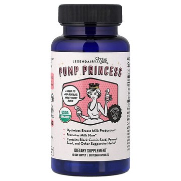 Legendairy Milk, Pump Princess，60 粒全素膠囊