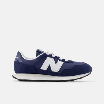 New Balance 紐巴倫 237 [PH237HN] 中童 休閒鞋 寬楦 復古 麂皮 流行 藍 白