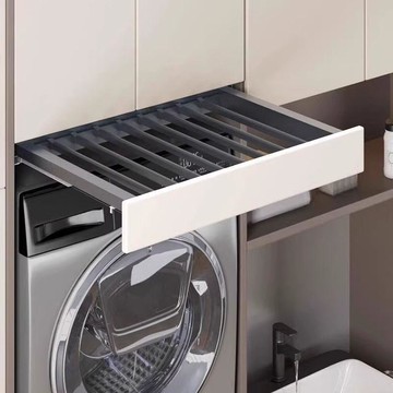 【工廠直銷】可開發票/特惠 免運 抽拉架 洗衣機抽拉架 隱形晾衣架 洗衣機抽拉衣架陽臺上方隱藏式伸縮隱形晾衣架褲架內置收納滑軌特惠/開立發票 全館八折 Z1025