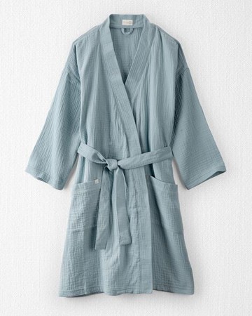Adult Organic Cotton Gauze Robe