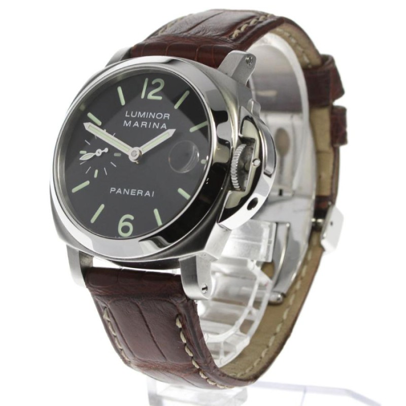 ☆美品☆内箱・保証書付き【PANERAI】パネライ ルミノール マリーナ デイト スモールセコンド PAM00048 自動巻き メンズ |  LINEショッピング