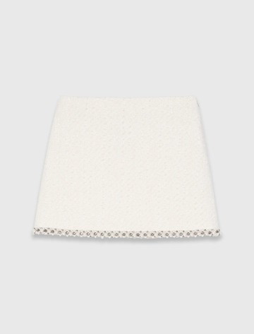 串珠滾邊mini短裙