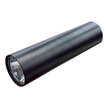 WIDE VIEW USB迷你手電筒 8.7x2.1cm 生活防水 LED燈芯 鋁合金材質  曜石黑  1個