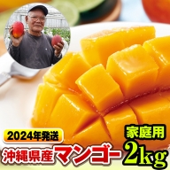 濃厚な甘さの沖縄県産マンゴー2kg（家庭用）