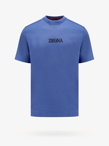 Cotton t-shirt with zegna print - ZEGNA - gender_Man
