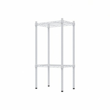 dayneeds 輕型 45x30x90cm 二層烤漆波浪收納鐵架