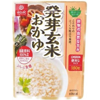 ふるさと納税 富士吉田市 「はくばく 発芽玄米おかゆ」180g×24食 国産 レトルトお粥(防災食・介護食にもおすすめ)