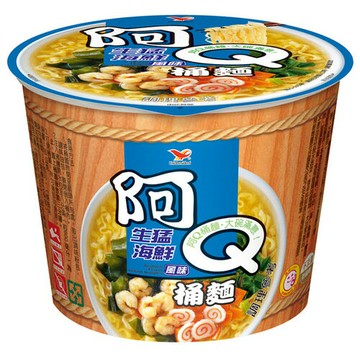 阿Q桶麵 生猛海鮮風味 98g【康鄰超市】