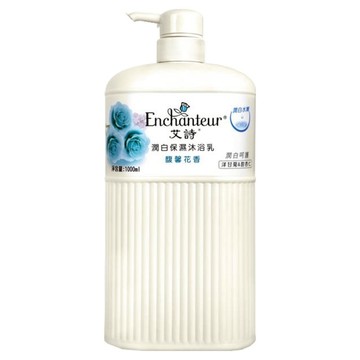 艾詩 潤白保濕沐浴乳 馥馨花香  1L  1瓶