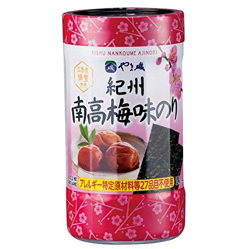 やま磯　紀州南高梅味のりカップ 8切32枚　1個 アレルギー特定原材料等27品目不使用