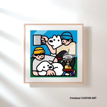 matsui DOGS 限量數位微噴版畫 B款