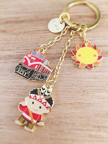 金愛台灣鑰匙圈-阿里山