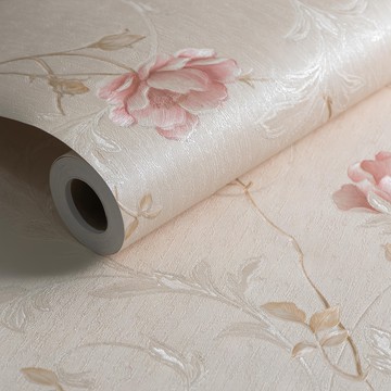 WE CHAMP 環保無紡布自黏式壁紙 WTB-997  500 x 53cm  典雅花蔓粉