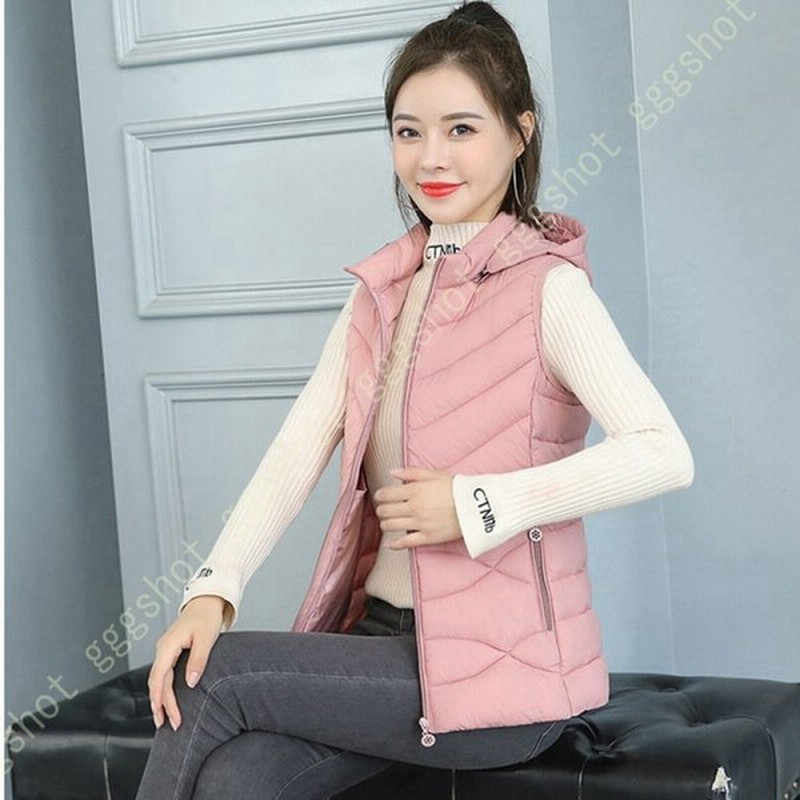 ダウンベスト ショート丈 ベスト レディース 暖かい フード付き 体型カバー ベスト アウター ダウンコート ダウンジャケット 袖なし 軽量 ダウン シンプル 通販 Lineポイント最大0 5 Get Lineショッピング