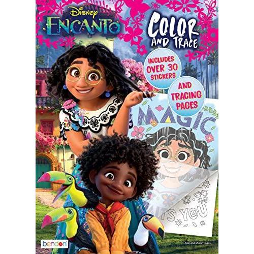 Disney Encanto 48 Page Color and Trace Coloring and Activity Book with Tr